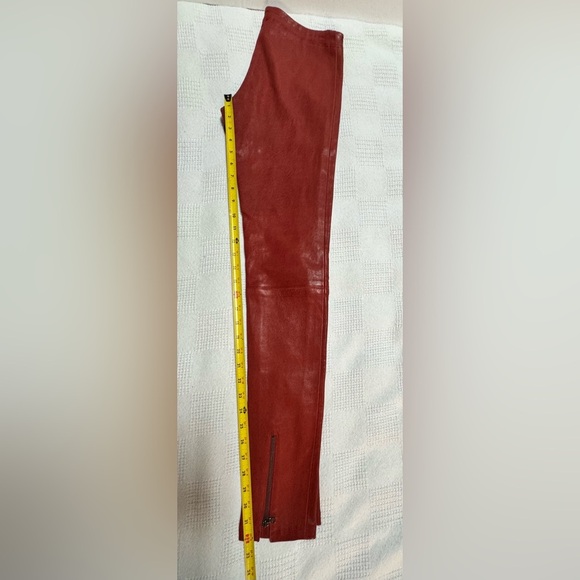 Alice & Olivia Red Leather Zip Fly Pants
Size 2 - Picture 11 of 14